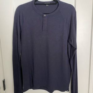 Theory Blue LS Henley